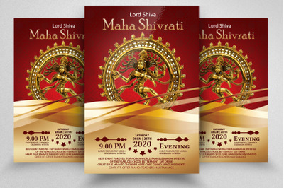 Shivratri Hindu Festival Poster