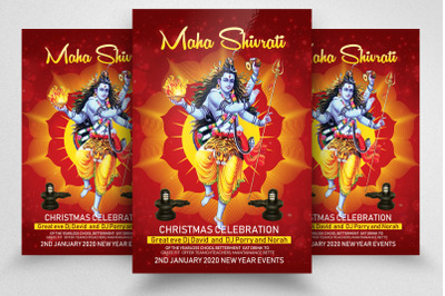 Maha Shivratri Event Flyer Template