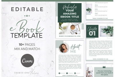 eBook Template for Canva | Green