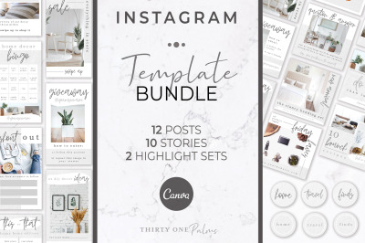 Instagram Template Bundle | Linen