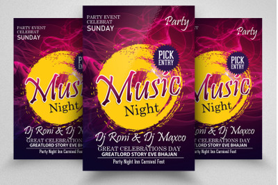 Music Night Flyer/Poster