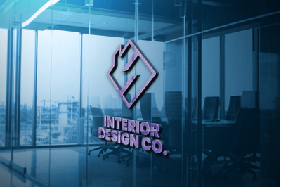 S Interior Design Studio Logo Template