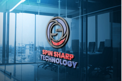 Spin Sharp Logo Template