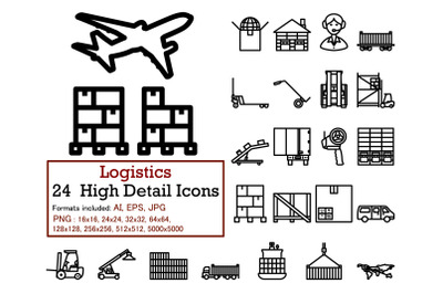 Logistics Icon Set