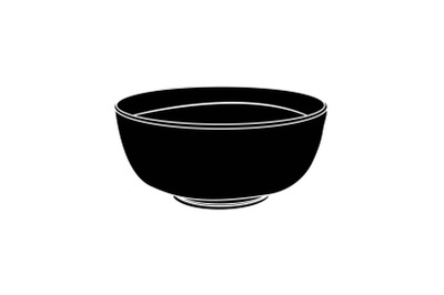 Kitchen Bowl Solid Flat Icon