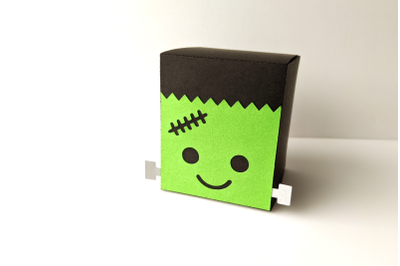 Frankenstein&#039;s Monster Halloween Gift Box | SVG | PNG | DXF | EPS