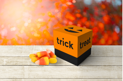 Halloween Pumpkin Cube Box | SVG | PNG | DXF | EPS
