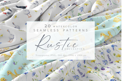 20 Seamless Patterns Collection