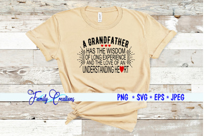 A Grandfather has the long experience and the love of an understanding