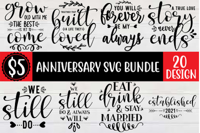 Anniversary Svg Bundle