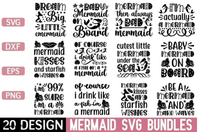 mermaid svg bundle vol 2