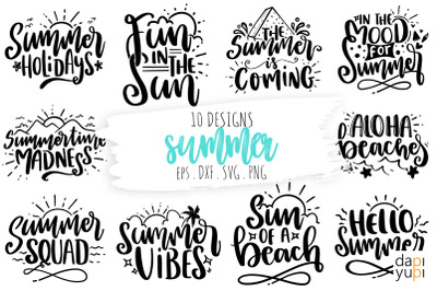 Summer SVG Quotes Bundle