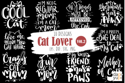 Funny Cat Bundle&2C; Cat Lover Quotes SVG Bundle