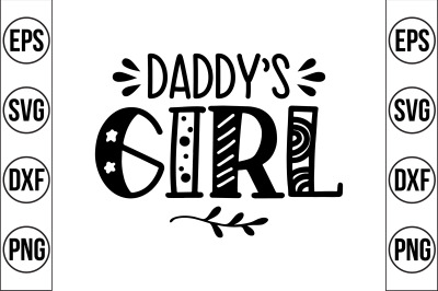 daddy&#039;s girl svg cut file