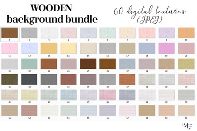Wooden digital background bundle. 60 Rustic wood texture for Scrapbook