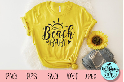 Beach babe svg, summer svg