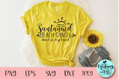 Suntanned beach sand svg, summer svg