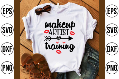 makeup artist in training svg cut file