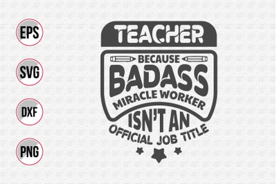 Teacher quotes typographic vector.