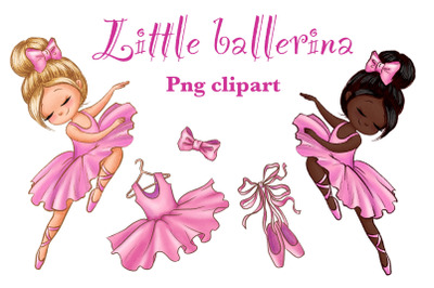 Little Ballerina Clipart, Ballerina