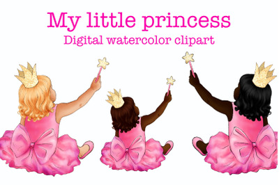 My Little Princess Clipart, Little Girl Clipart