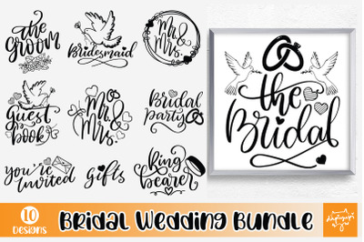 Bridal Wedding Quotes SVG Bundle