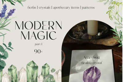 Modern Magic I Herbs and Crystals