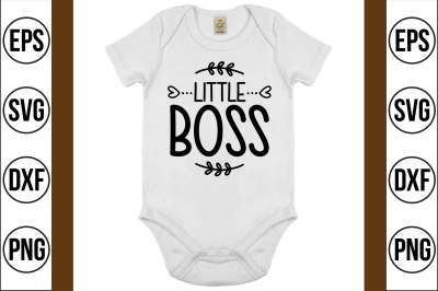 little boss svg cut file