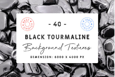 40 Black Tourmaline Background Textures