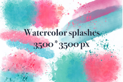 Watercolor Splash Clipart PNG