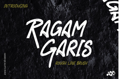 RAGAM GARIS - Brush Font