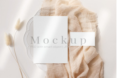 PSD Mockup,Product Mockup,5x7 Card Mockup