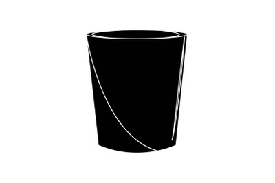 Kitchen Plastic Cups Solid Flat Icon