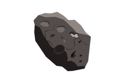 Planet Asteroid Flat Icon