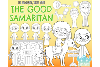 The Good Samaritan Digital Stamps - Lime and Kiwi Designs
