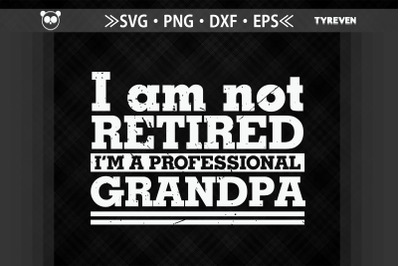 Not Retired I&#039;m A Professional Grandpa