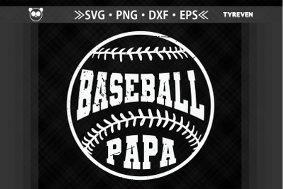 Baseball Papa Father&#039;s Day Baseball Dad