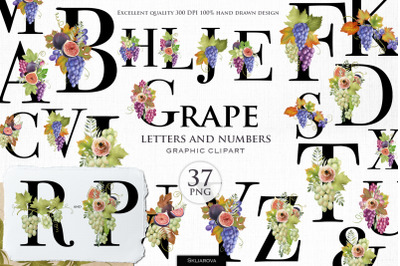 Grape alphabet &amp; numbers