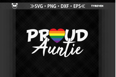 Proud Auntie LGBTQ Proud LGBTQ Rights