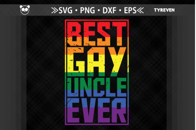 Best Gay Uncle Ever LGBTQ Proud