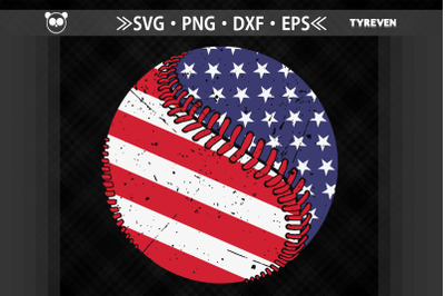 Baseball 4th of July Patriotic America