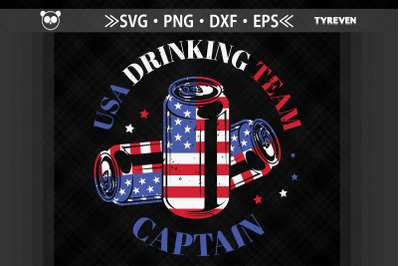 USA Drinking Team Captain 4th of July