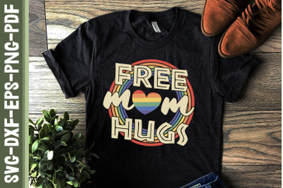 Free Mom Hugs LGBTQ Proud LGBTQ Rights