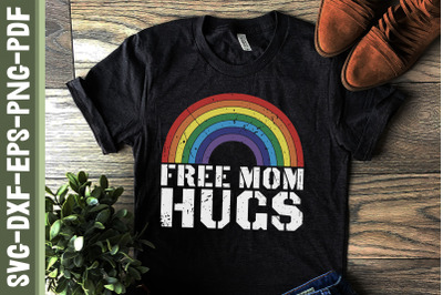 Free Mom Hugs LGBTQ Proud LGBTQ Rights