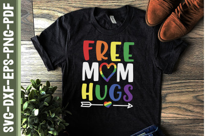 Free Mom Hugs LGBTQ Proud LGBTQ Rights