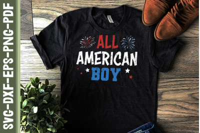 All American Boy 4th of July USA America