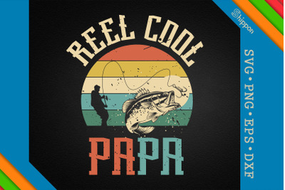 Reel Cool Papa Fathers Day Gift Fishing