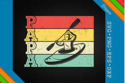 Papa Kayak Boat Race Father&#039;s Day Gift