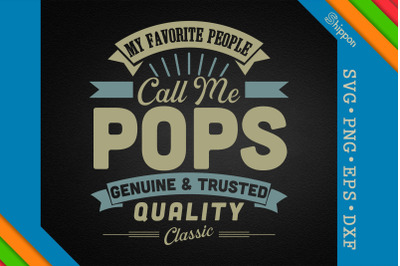 Papa Genuine Trusted Quality Classic