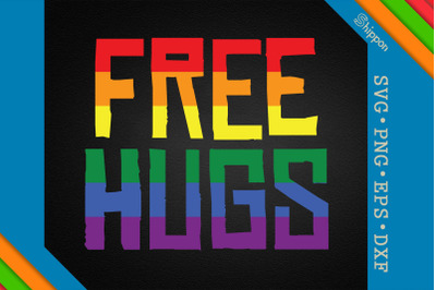 Free Hugs LGBTQ Proud LGBTQ Rights